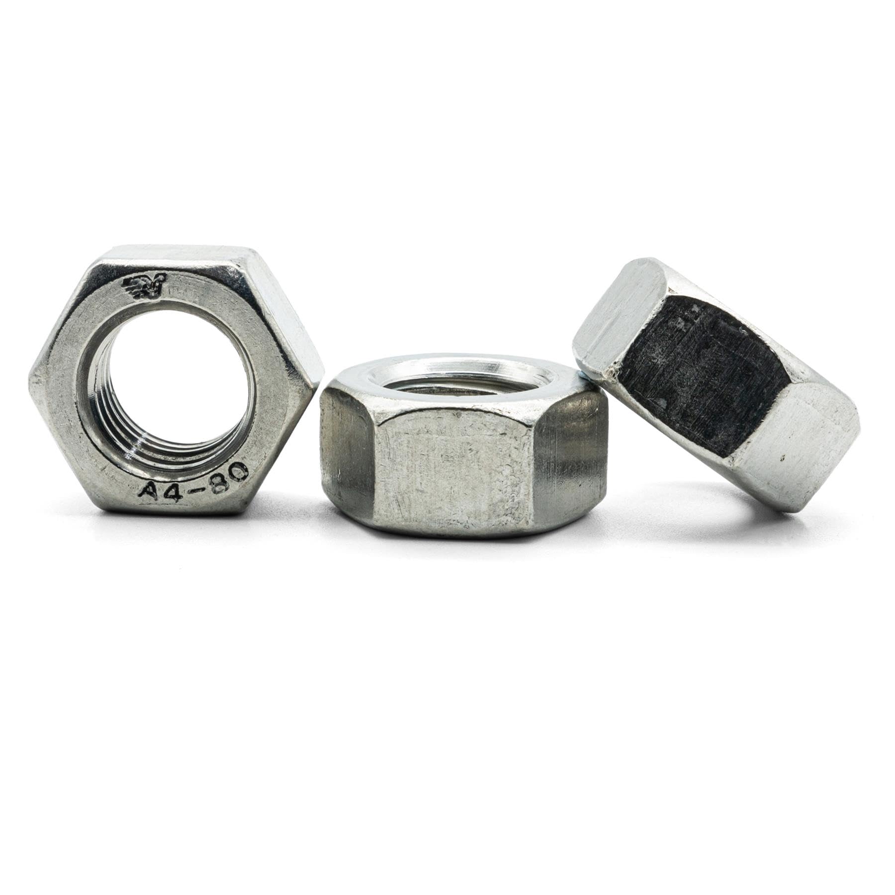 Hippo Hardware M30 (30mm) Hexagon Hex Full Nuts A4 Marine Grade 316 Stainless Steel (Pack of 20)