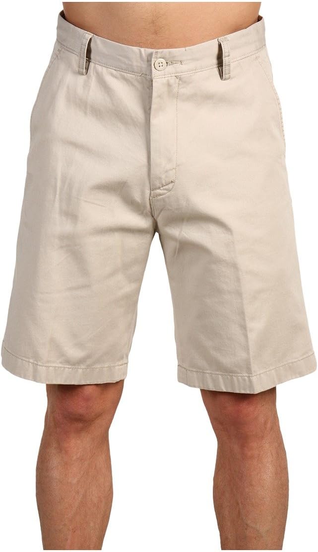 Nautica Men's Cotton Twill Flat Front Chino Short