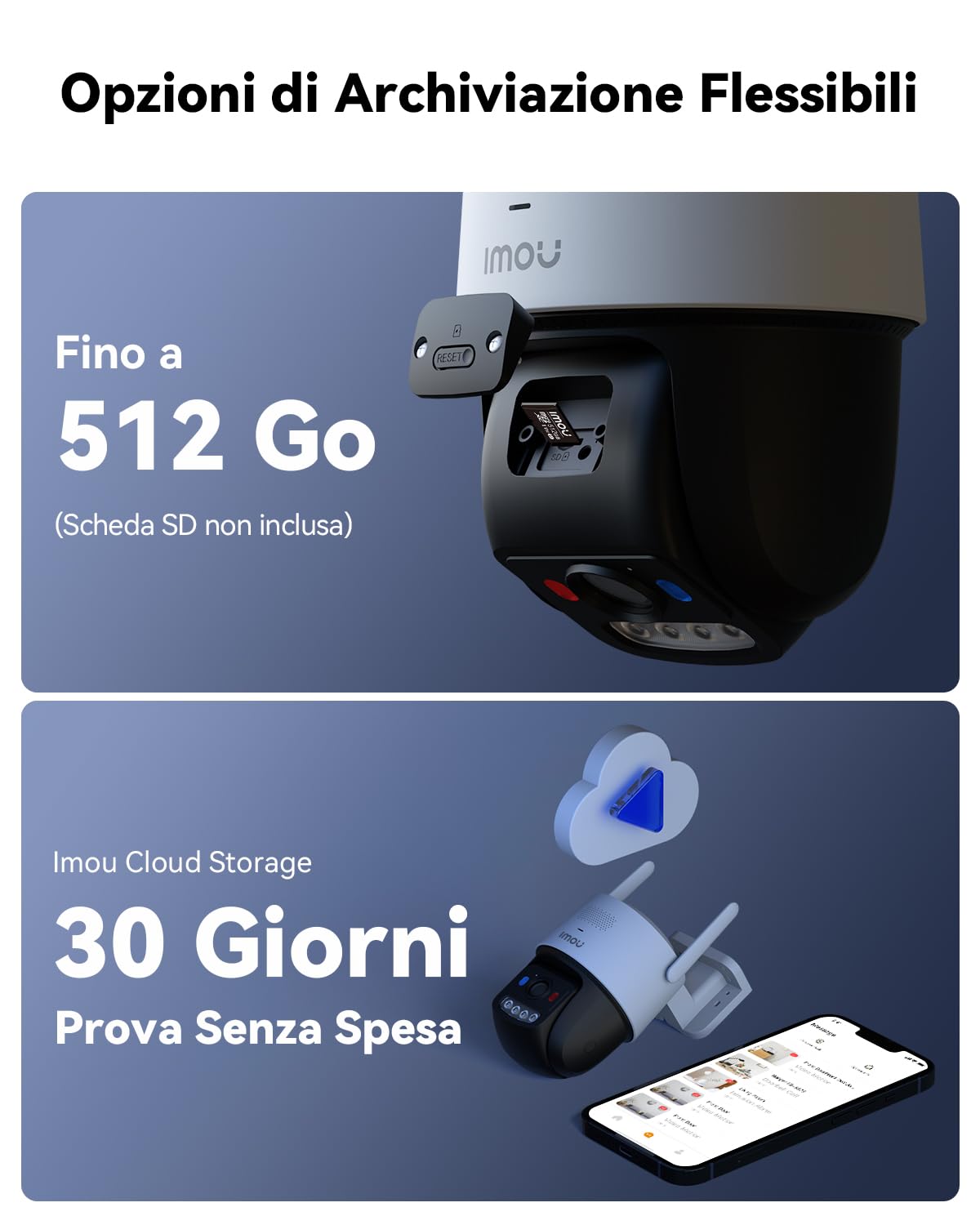 Imou 3K PoE Telecamera Wi-Fi Esterno, Telecamera Esterna, Modalità Privata | 2,4/5G, Visione Notturna a Colori, Rilevamento Uomo/Veicolo, Allarme con Sirena/Faretto, Audio Bidirezionale,Modalità Privata