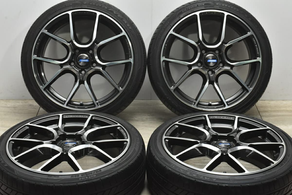 Amazon | 中古 タイヤホイール 4本セット 18インチ 7J +53 215/40R18 