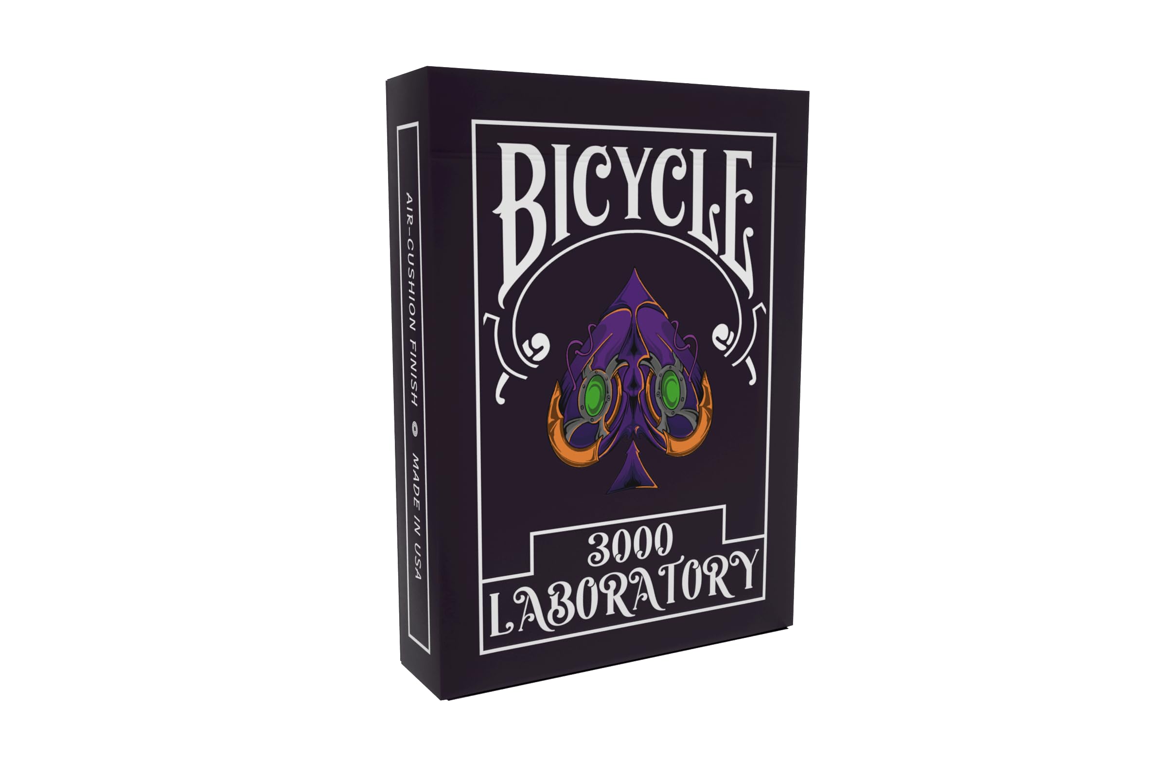 Bicycle Laboratory 3000, Mysterious Card Game with Futuristic Design, Special Collection, Black, Purple and Green, Standard