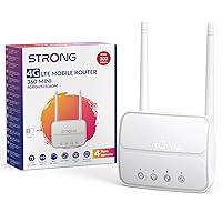 Strong Router WiFi N300 Mbps con SIM, Router 4G Cat4 LTE