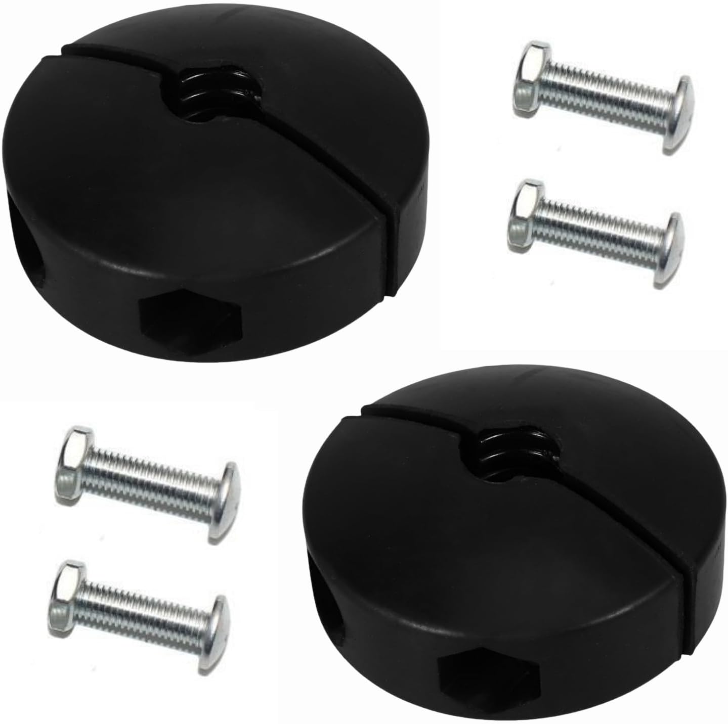 Ball Stopper for Air Hose Reels for 3/8" ID Air Hoses, Rubber Adjustable Hose Bumper Auto Rewind Retractable Hose Reel Stop Spring Cord Stopper (2Pcs)