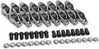 PRW Rocker Arm, Sportsman, 3/8 in Stud Mount, 1.70 Ratio, Roller Tip, Steel, Small Block Ford, Set of 16