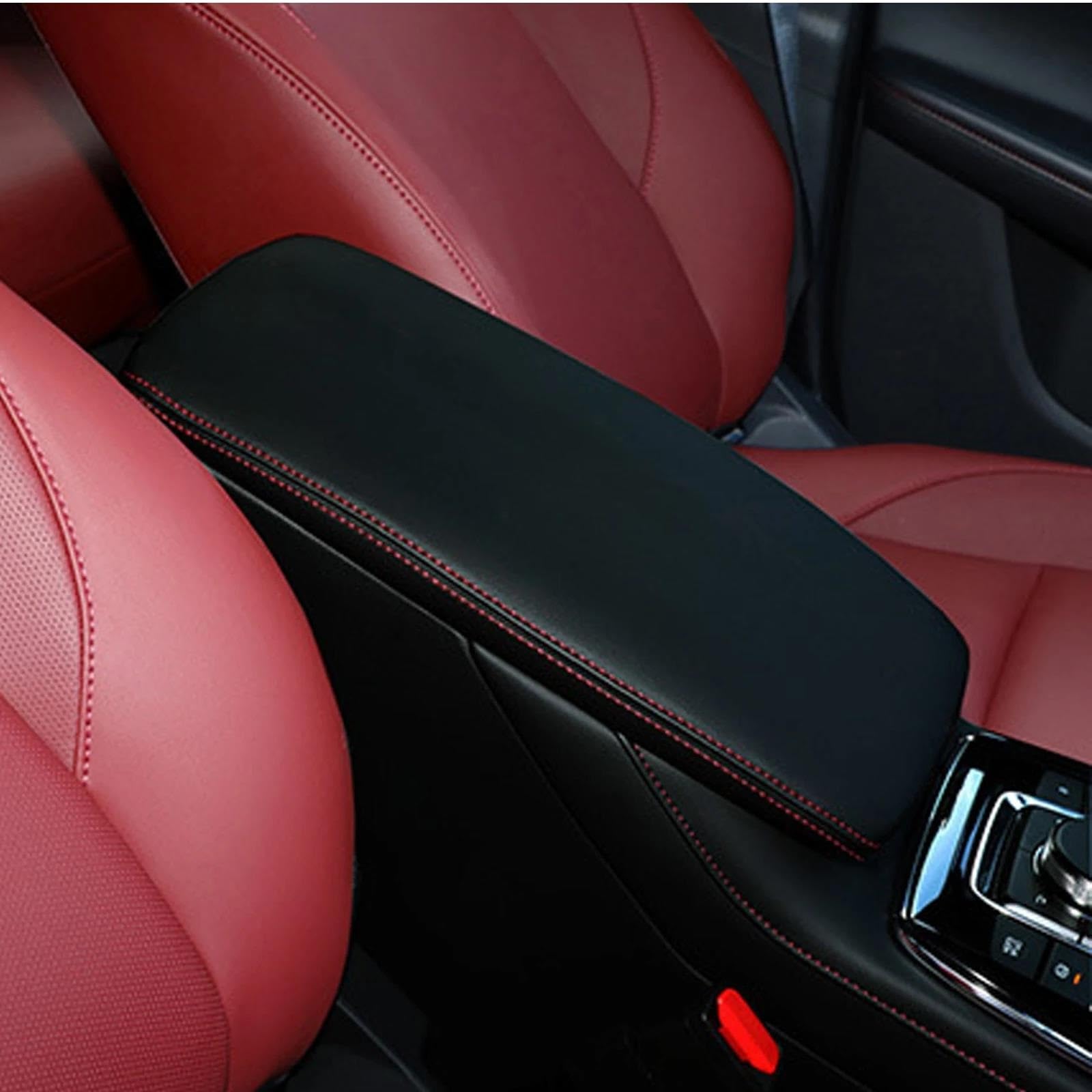 Auto-Armlehnenbezug Aus Mikrofaser-Leder Für Mazda Für CX-30 2020–2022