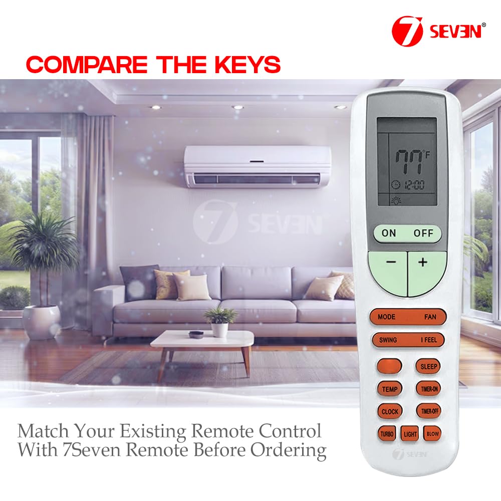 Review 7Seven® Compatible For Blue Star Inverter Ac Remote Original 4 Review 7Seven® Compatible For Blue Star Inverter Ac Remote Original