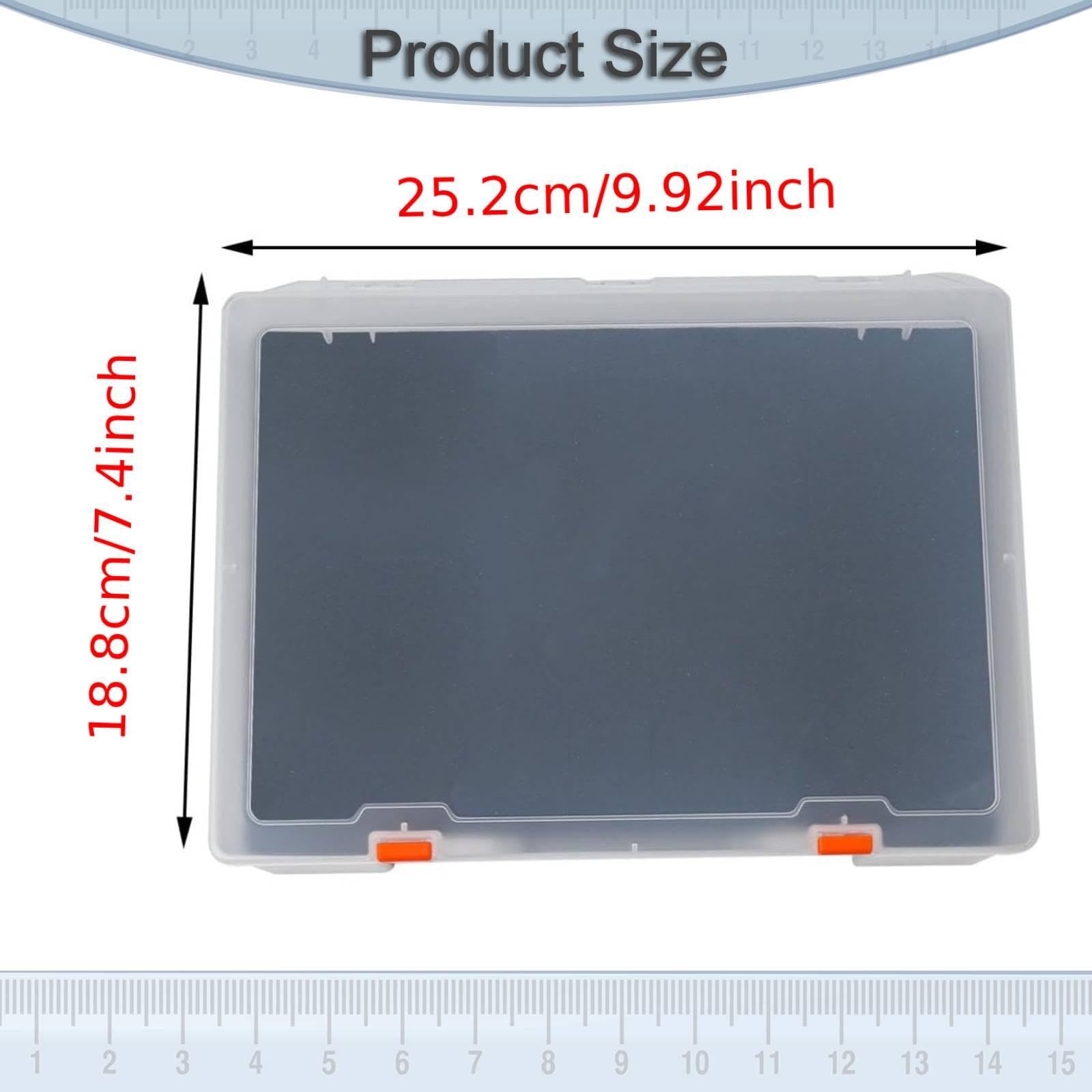 Caja de Almacenamiento para Figuras en Miniatura a Escala 1:64 - Caja Protectora para Figuras Articuladas - Estuche de Transporte, Translúcido de 2 Niveles