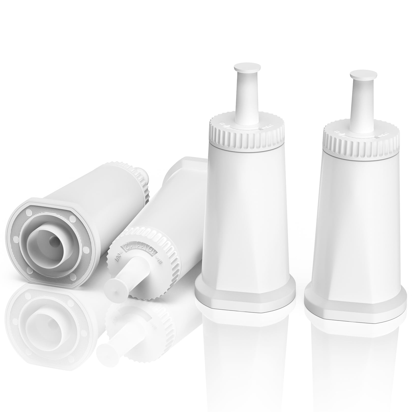 4er Pack Wasserfilter für Sage Kaffeemaschinen, kompatibel mit Sage Espressomaschinen BES810,SES870,SES875,SES876,SES878,SES880,SES881,SES882,SES920,SES980,SES985,SES990,SES450,SES500 (4er Pack)