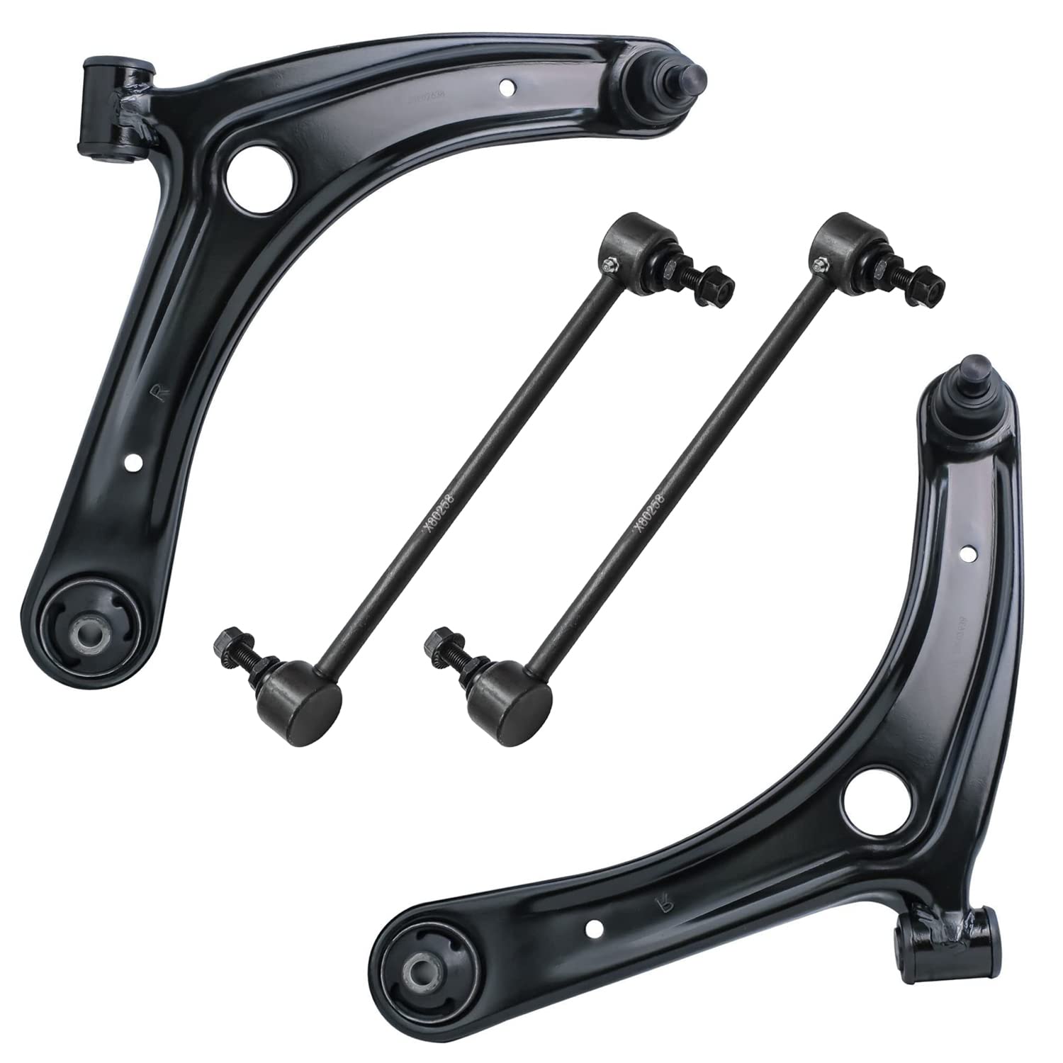 Detroit Axle - 4pc Front End Kit for 07-12 Dodge Caliber, 07-17