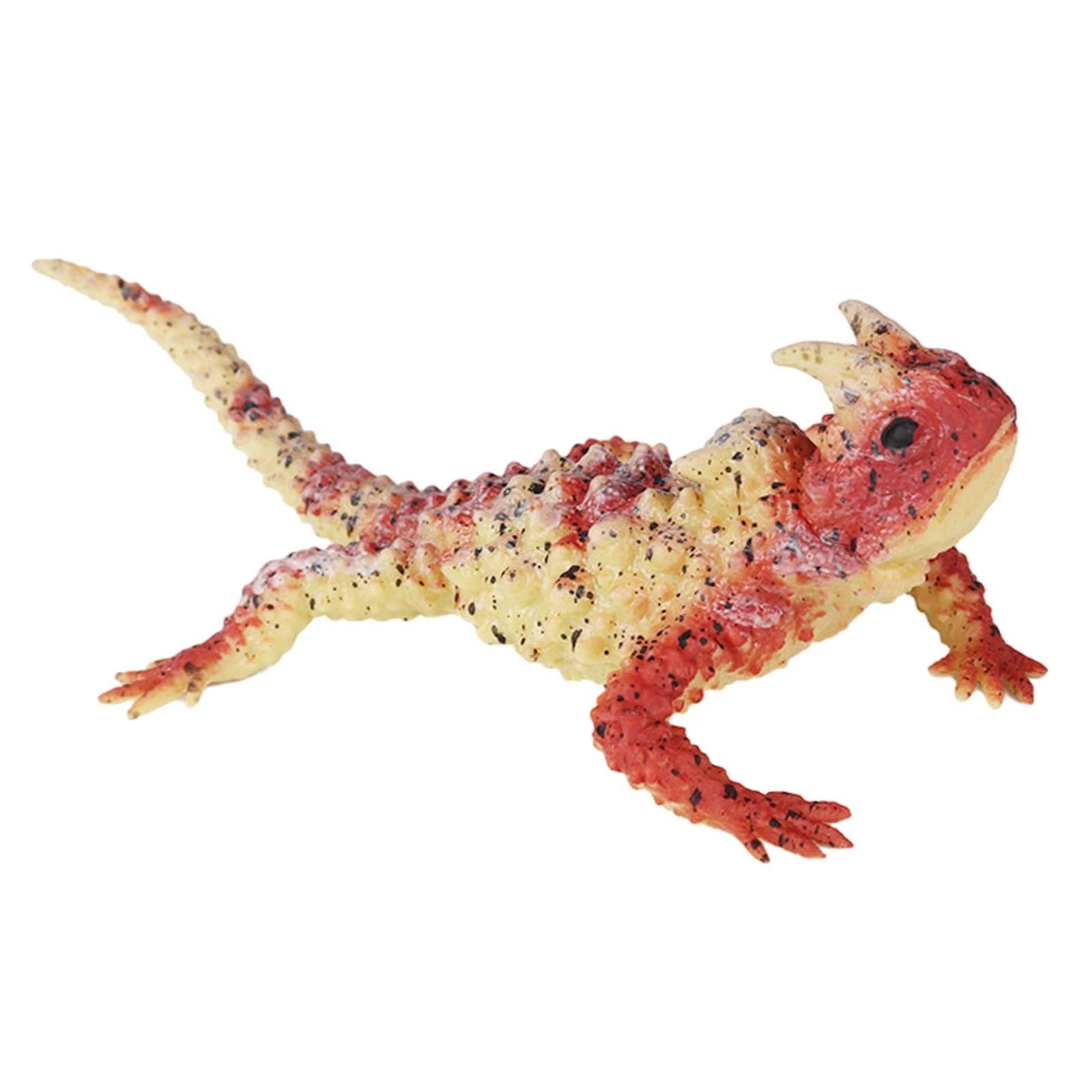SUPER TOY Reptile Toy for Kids Realistic Gecko Lizard Figurine Rubber Animal Cold Blooded Lifelike Soft Prank Toys Educational Gift Boys Girls