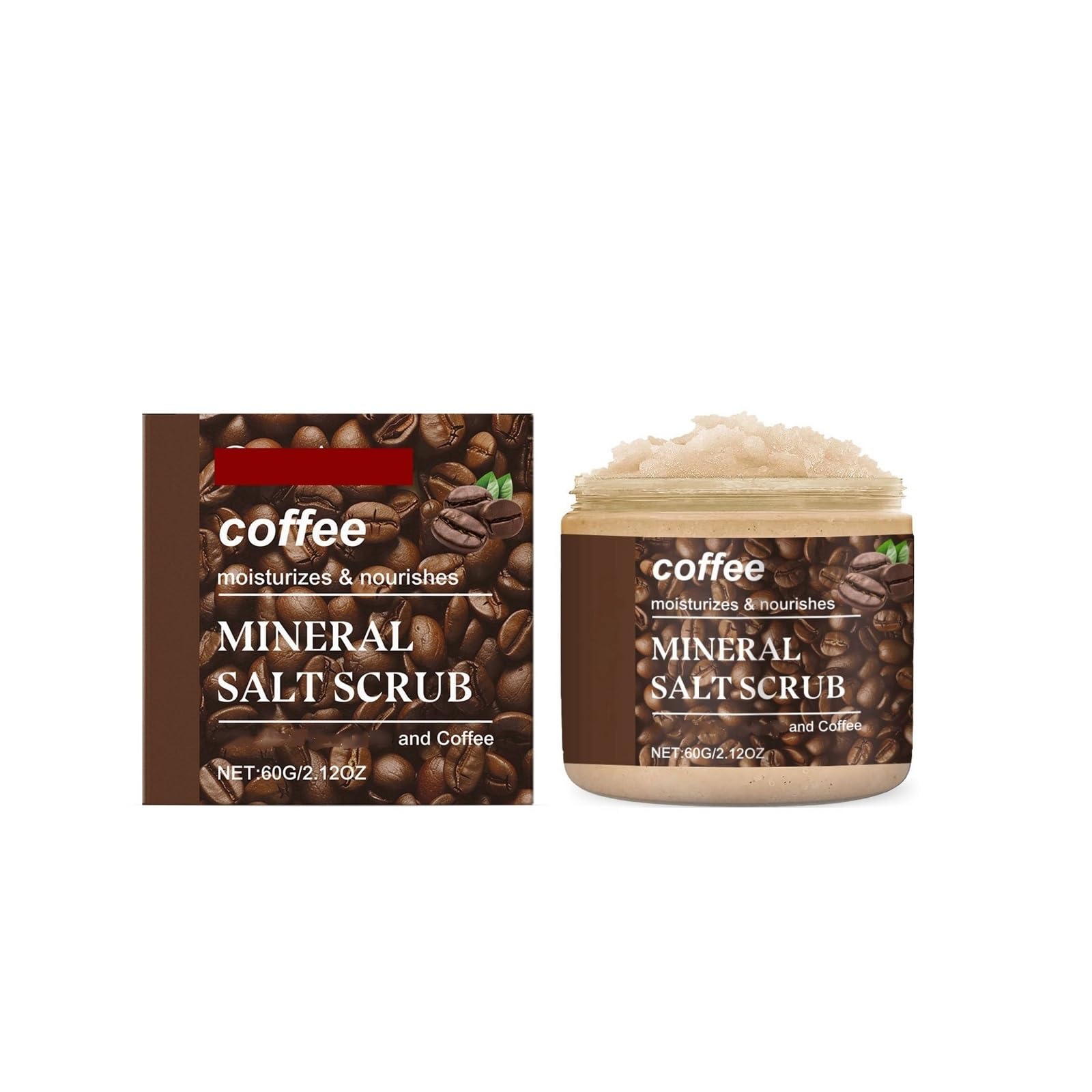 Scrub Esfoliante Corpo 60g | Migliora la pelle ruvida e secca; idrata e nutre(2pcs)