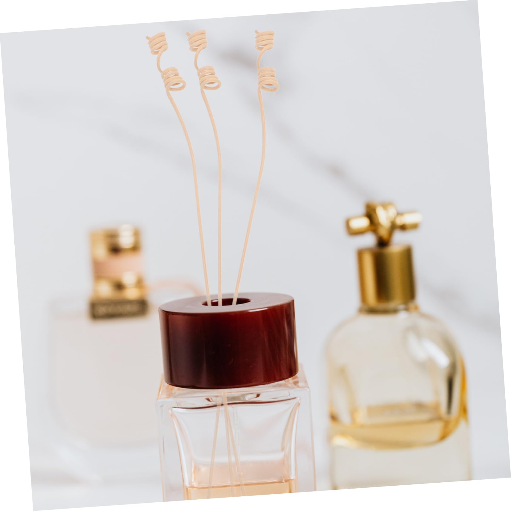 PRETYZOOM 10pcs Natural Rattan Diffuser Sticks Fragrance Diffuser Rods Oil Absorption for Home Office Decor Elegant Release for Living Spaces