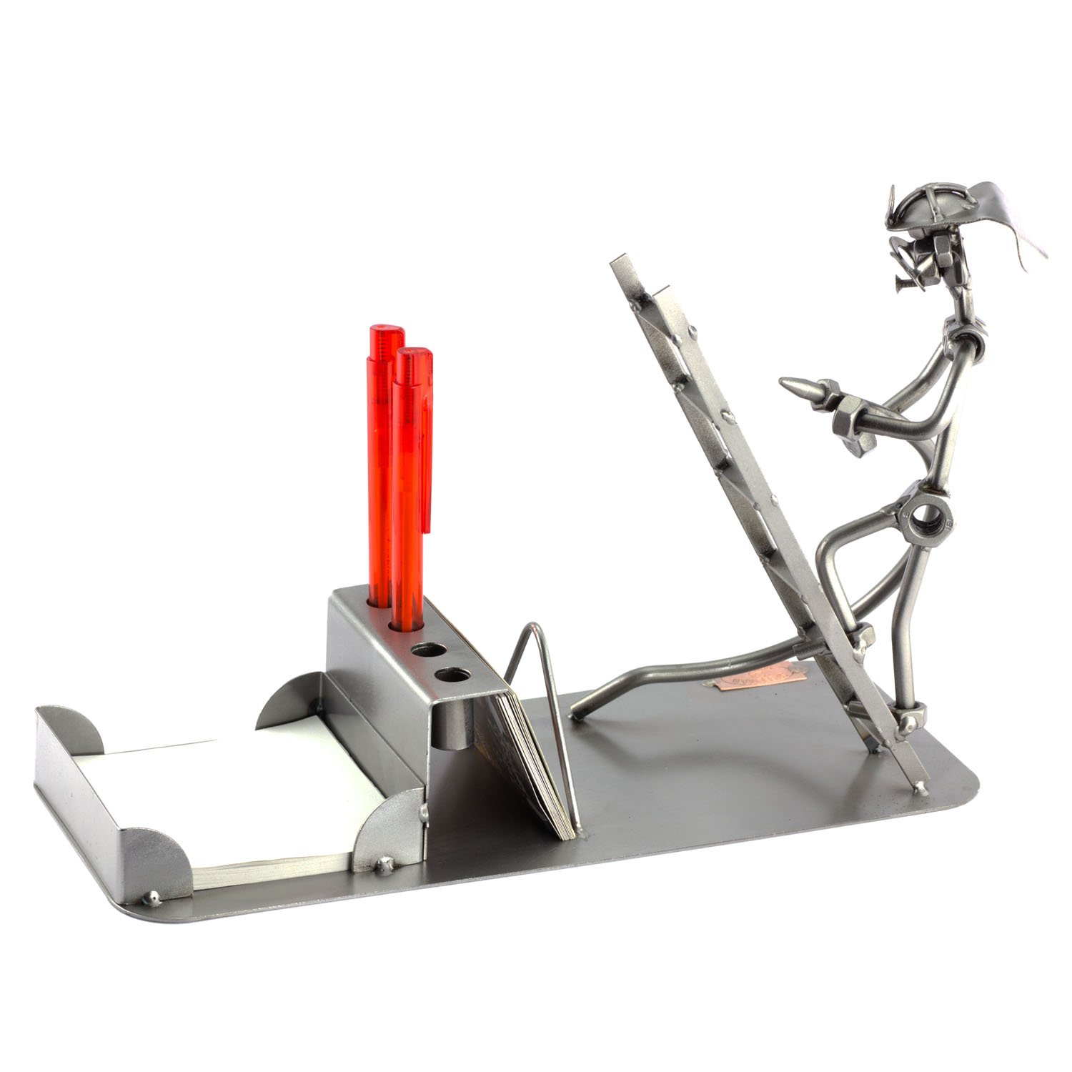 Steelman24 I Omini di Viti Formula 1 con Piastra di Incisione Personale I Idee Regalo Originale I Soprammobili in Metallo I Modellino
