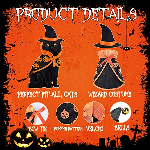 Cat Costume Pet Wizard Clothes Witch Cosplay Cloak For Cats And Puppy #TOP4