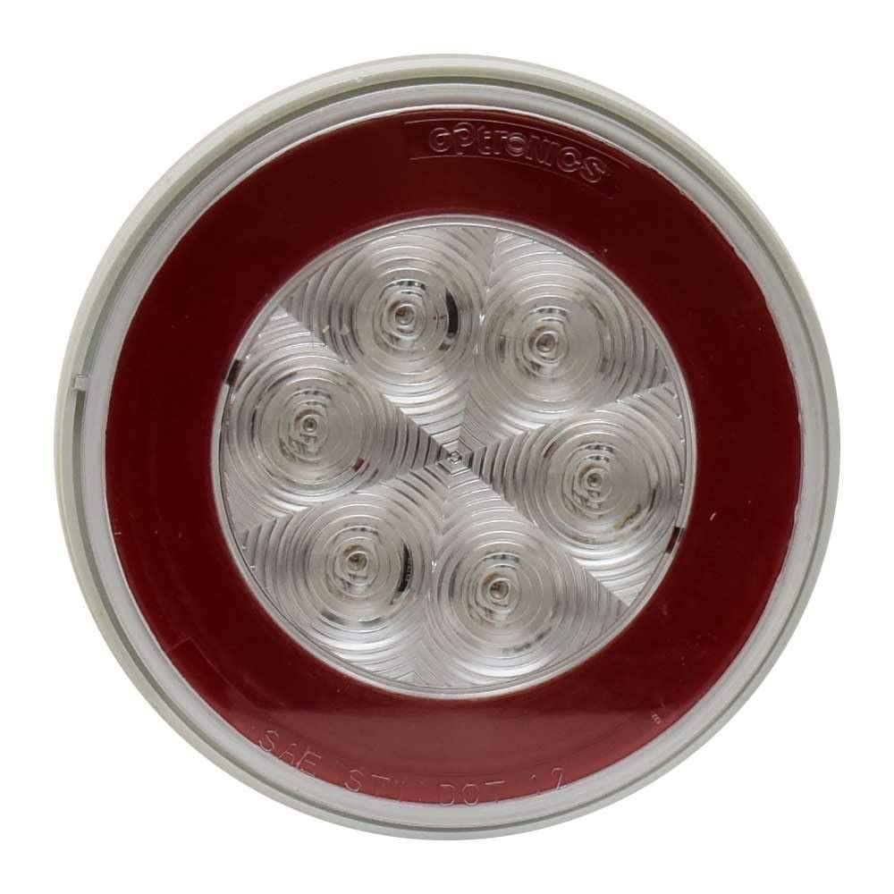 Optronics Boat Halo Light STL101RCB | Round 4 1/4 x 2 1/4 Inch Red