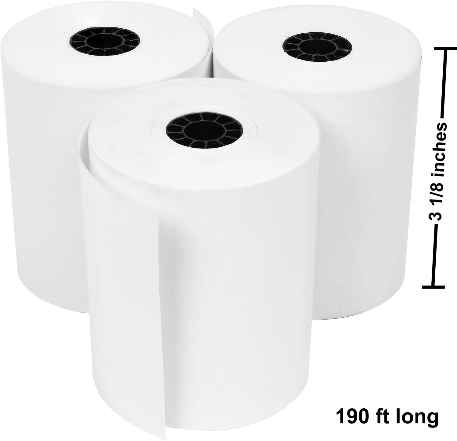 OfficeMax 3 1/8” x 190’ Thermal Cash Register Paper, 12 Rolls Office Products