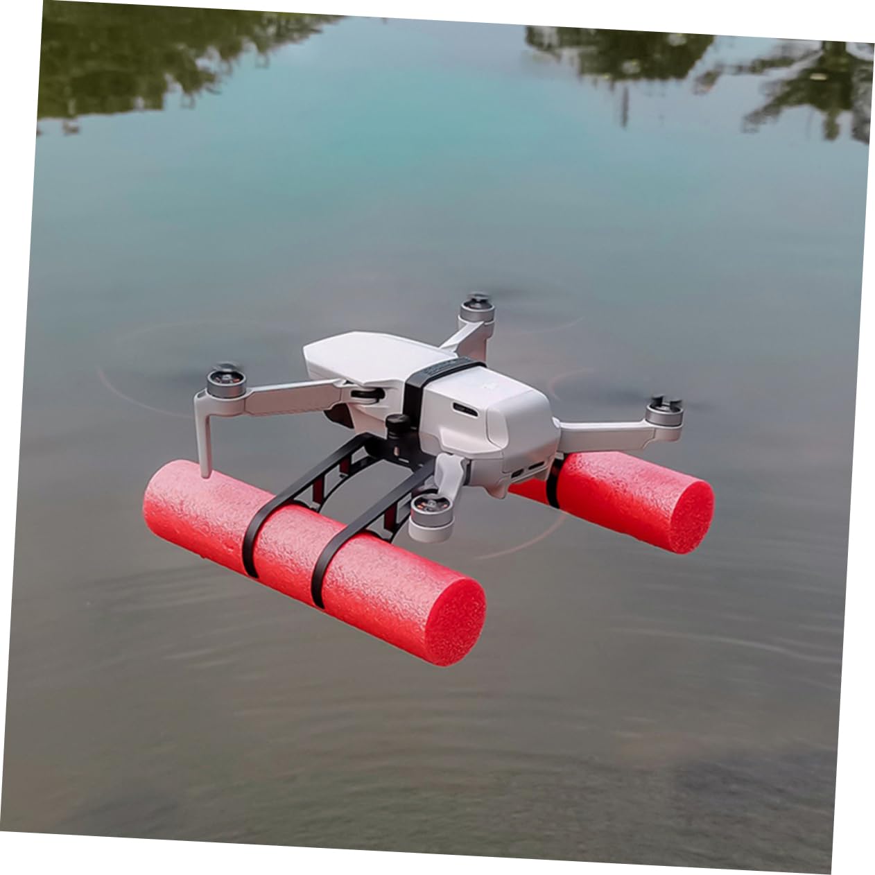 TOYANDONA Galleggiante per Droni Accessori per Droni Carrello di Atterraggio per Droni Estensioni del Carrello di Atterraggio per Mini Anello Volante Pieghevole Drone Rosa ABS