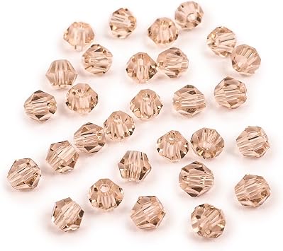 Potomac Crystal Bicone Beads - Vintage Rose 2mm | Pack of 120