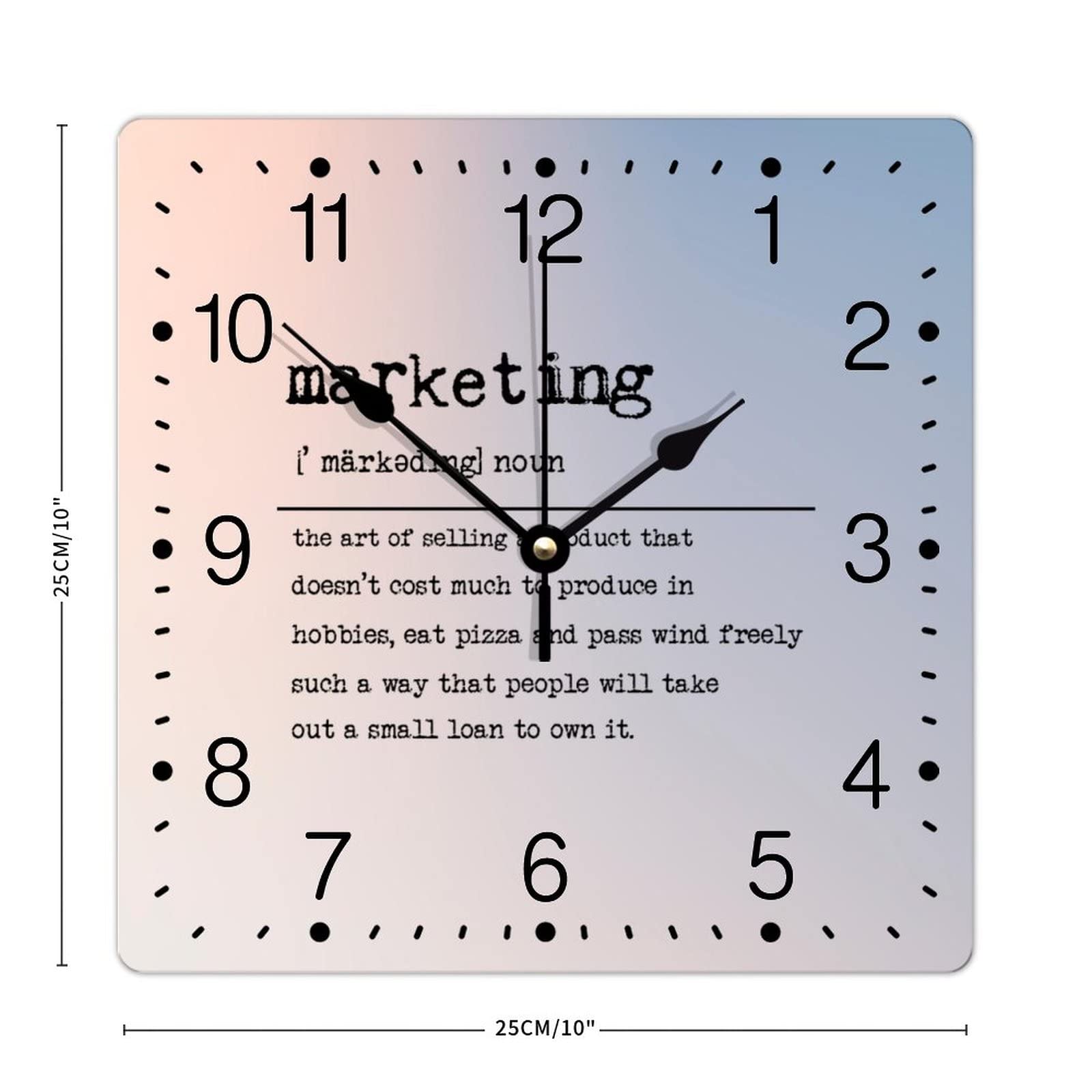 Creative Drug Store × VERDY CLOCK Reproduction Dr. Pepper Soda Advertising Clock by Wisconsin