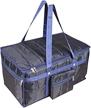 Travel Air Bag Large Size Very Light Weight, Compact Packing Duffel Bag, Water Resistant, Easy Care Travelling & Storage Bag, Extra top Compartment, Multiple Pockets_Blue