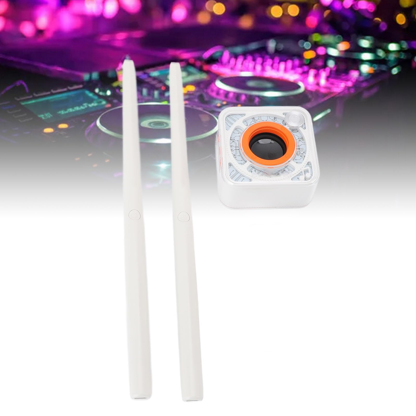 Elektronisches Air Drum Set, 3D Bewegungserkennung Virtuelle Drumsticks, Tragbares Klangkörper Drum Kit mit Lautsprecher für Zuhause und Draußen