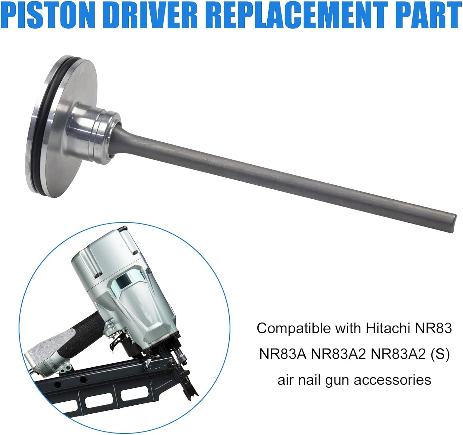 877-323 Piston Driver for Hitachi NR83A, NR83A2 Hitachi Nail Gun Parts Replaces 877-323 SP 885-915 (3 Pack)