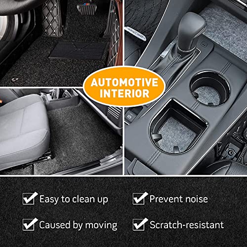 Halero 78\"x59\" Black Underfelt Carpet for Speaker,Sub Box Carpet Home, Auto, RV, Boat, Marine, Truck, Car Trunk Felt Fabric Material