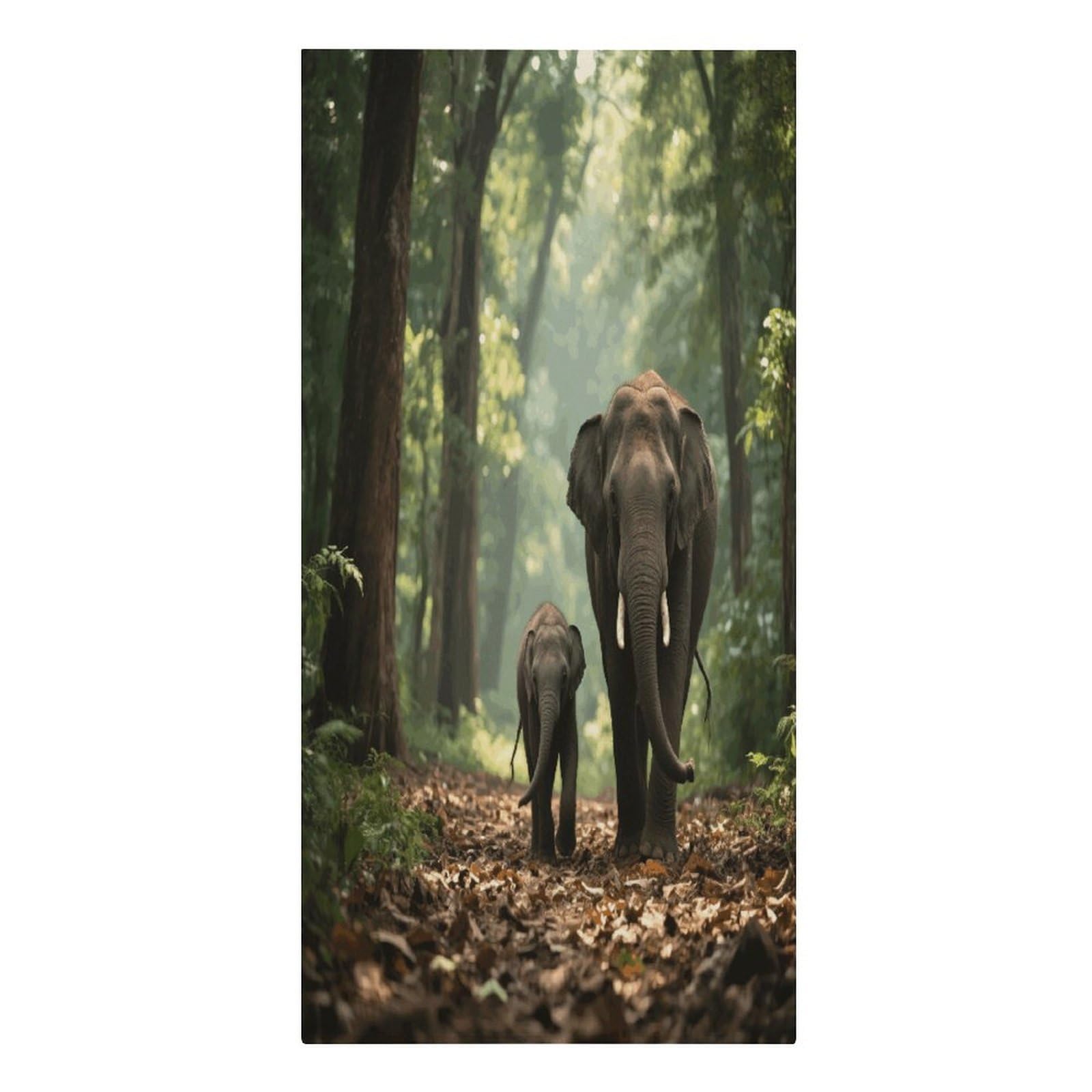 VstaDank Elephants Beach Towel Vacation Essentials Sand Free Soft Quick Dry Swim Towels 61"x30" Modern Extra Large Towels Lightweight Microfiber Beach Towel for Swimming Pool