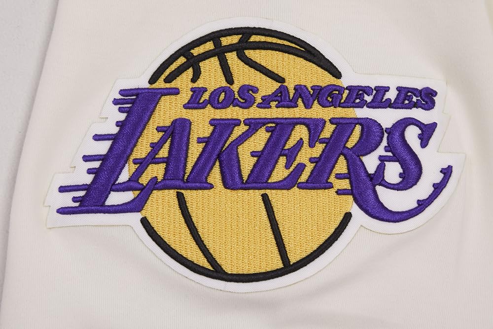 Pro Standard Męska koszulka NBA Los Angeles Lakers Retro Classics S/S, Skorupka jajka/fioletowy, XL