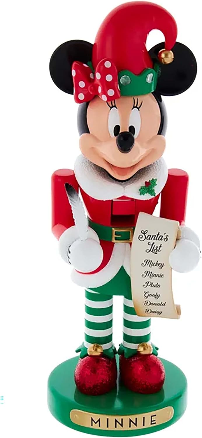 Disney 10-Inch Minnie The Elf Nutcracker