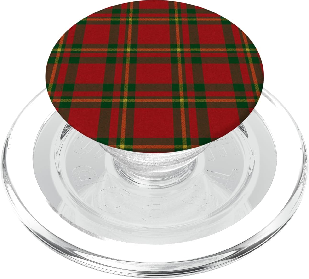 PopSockets Holiday Phone Grip & Stand – Red & Green Plaid PopSockets PopWallet for MagSafe