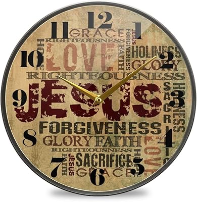 Amazon.com: SignMission Beagle TIME for Jesus Wall Clock Religious ...