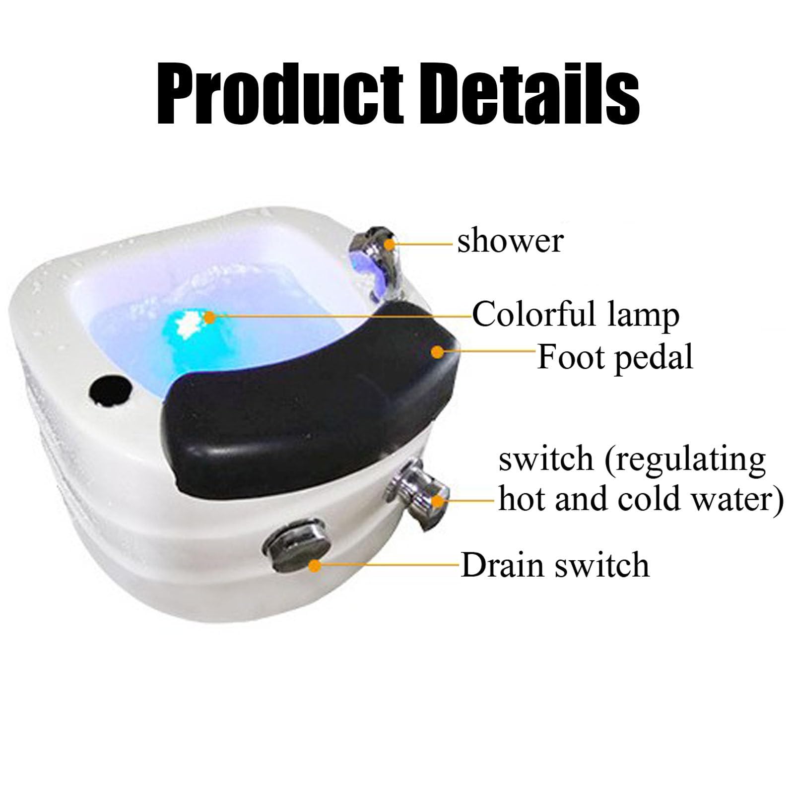 Pediluvio Idromassaggio Elettrico,massaggiatore per pediluvio,Pedicure Spa Bath con Massaggio e getti,Pedicure per Piedi Stanchi