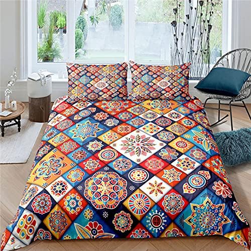 Feelyou Parure De Lit 3 Pièces Avec Housse De Couette Sur Le