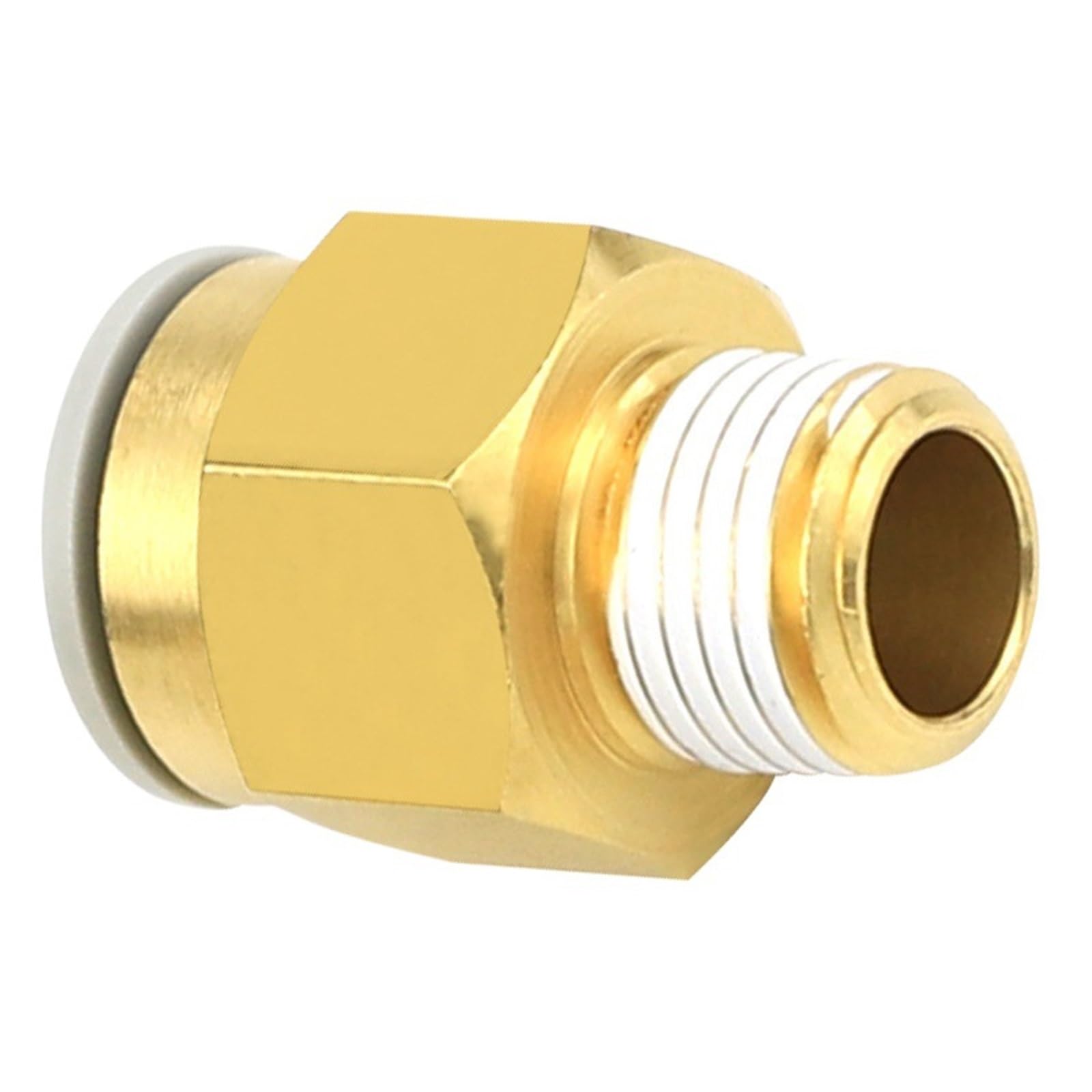 Conector rápido KQ2H para tubo de aire neumático y rosca macho M5 a un cuarto