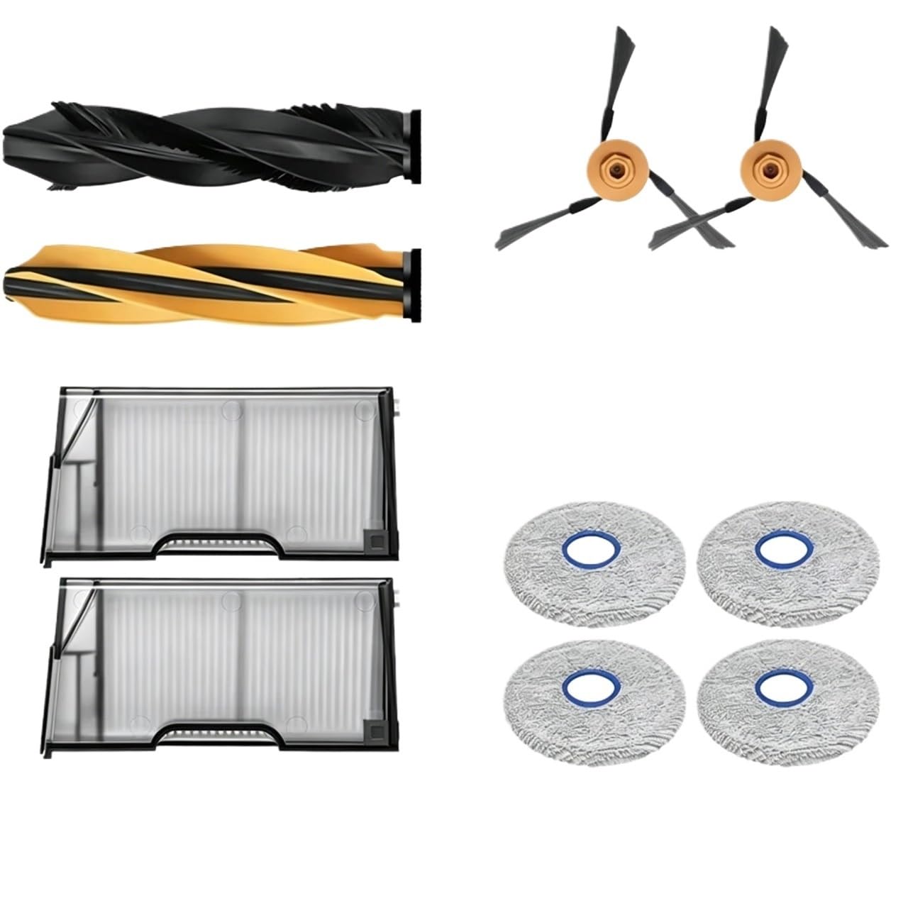 X psblty Compatible For Dreame，X60 Ultra / X60 Max Ultra/Robot Vacuum Cleaner Main Brush Side Brush Filter Mop Cloth Spare Pa