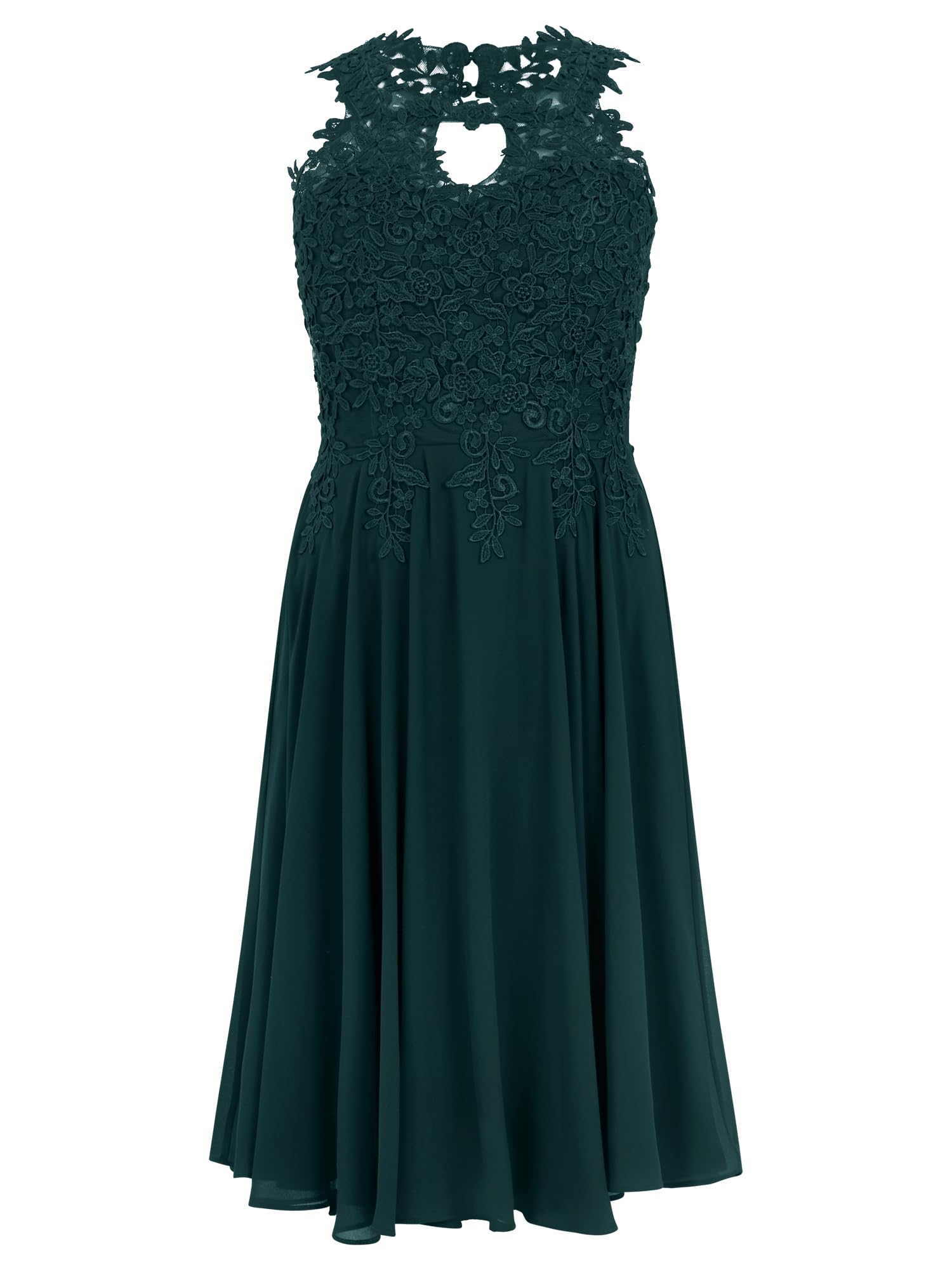 Apart Fashion Vestido de cóctel para Mujer, Verde Esmeralda, 42