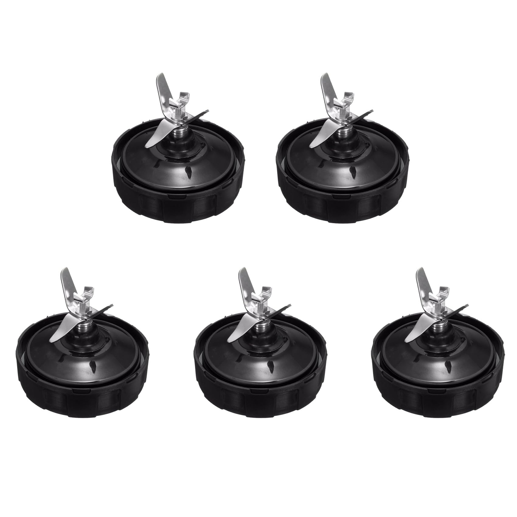 Hndhbfgrt 5X 7Fins Blender Blade Part Juicer Case Mixer Spare Assembly Replacement for Pro Auto-IQ Juicer Knife Holder