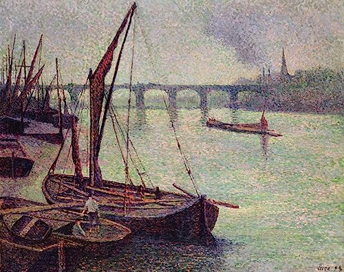 Poster image impression sur toile Londres décoration murale peinture 60x90