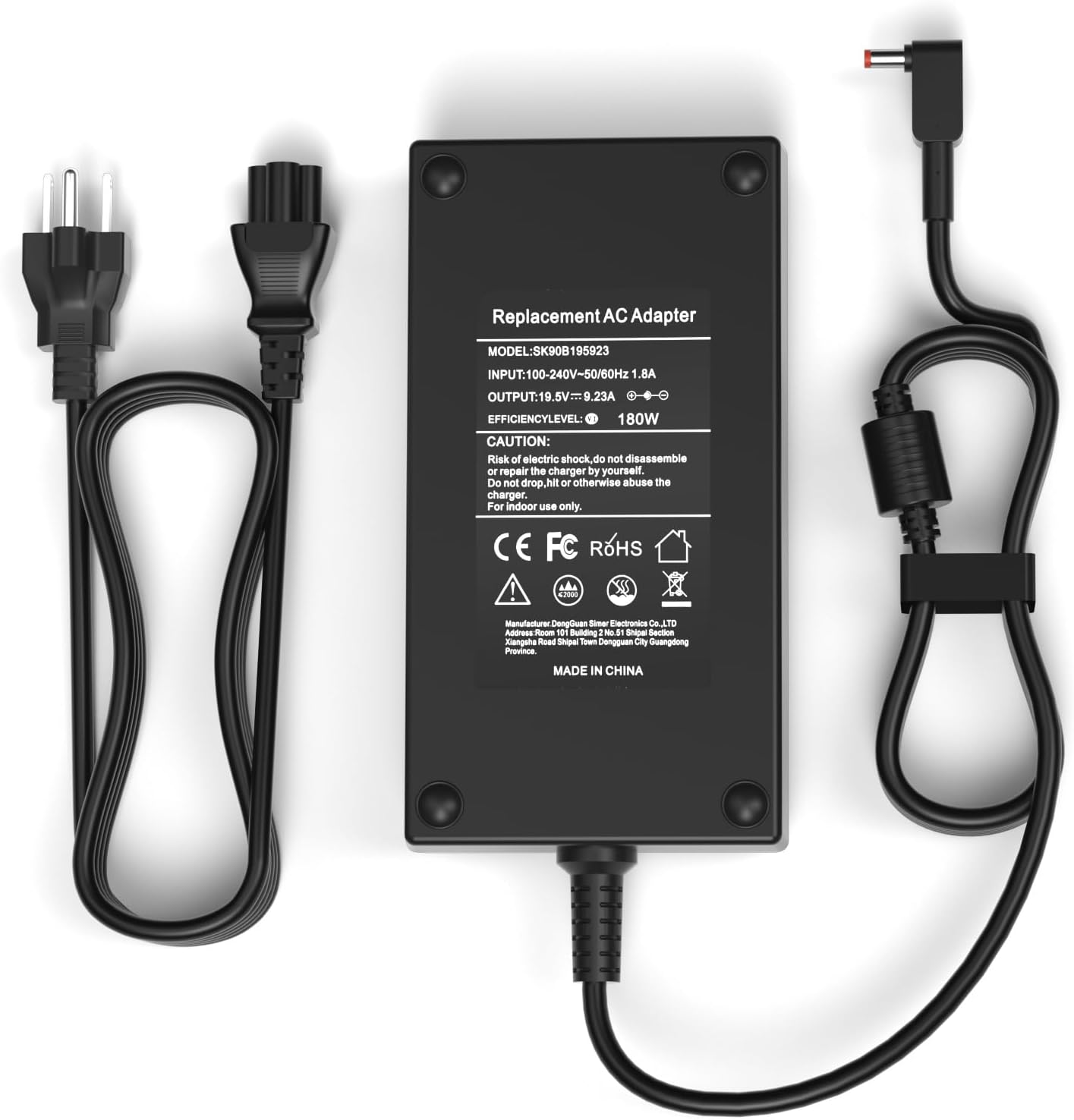 180W Charger Compatible with Acer Nitro 5 7 V15 V16 V17 V14 16S AN515 AN517 Predator Helios AN715 Series AN517-54 AN517-53 PH315-52 PH317-54 PT515-51 Laptop