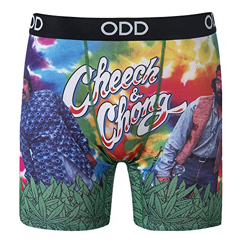 Odd Sox, Cheech and Chong, Men's Funny Underwear Boxer Briefs, Novelty Graphic Prints