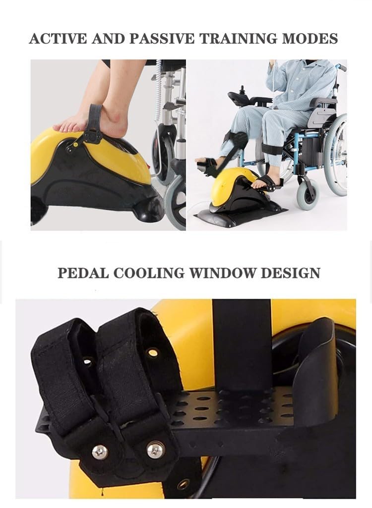 Mini Riabilitazione Pedale Elettrico, Macchina Per Riabilitazione Interna Cyclette Tapis Roulant Riabilitazione Verticale Bicicletta Ciclismo Stepper Pedale Per Gamba Trainer Bicicletta Fitness B