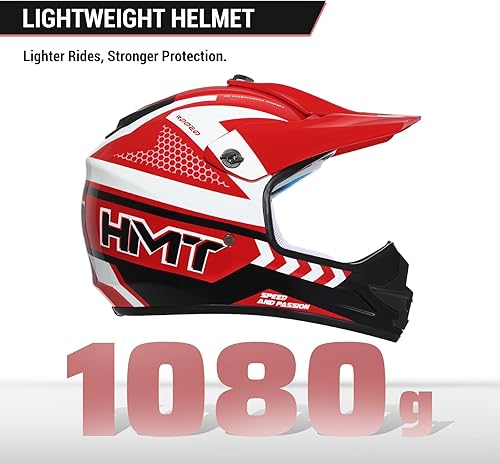 Miniatura 4 de Casco de motocross para jóvenes, certificado por DOT, casco de motocicleta de cara completa para todoterreno, cuatrimoto, paseos en la calle,