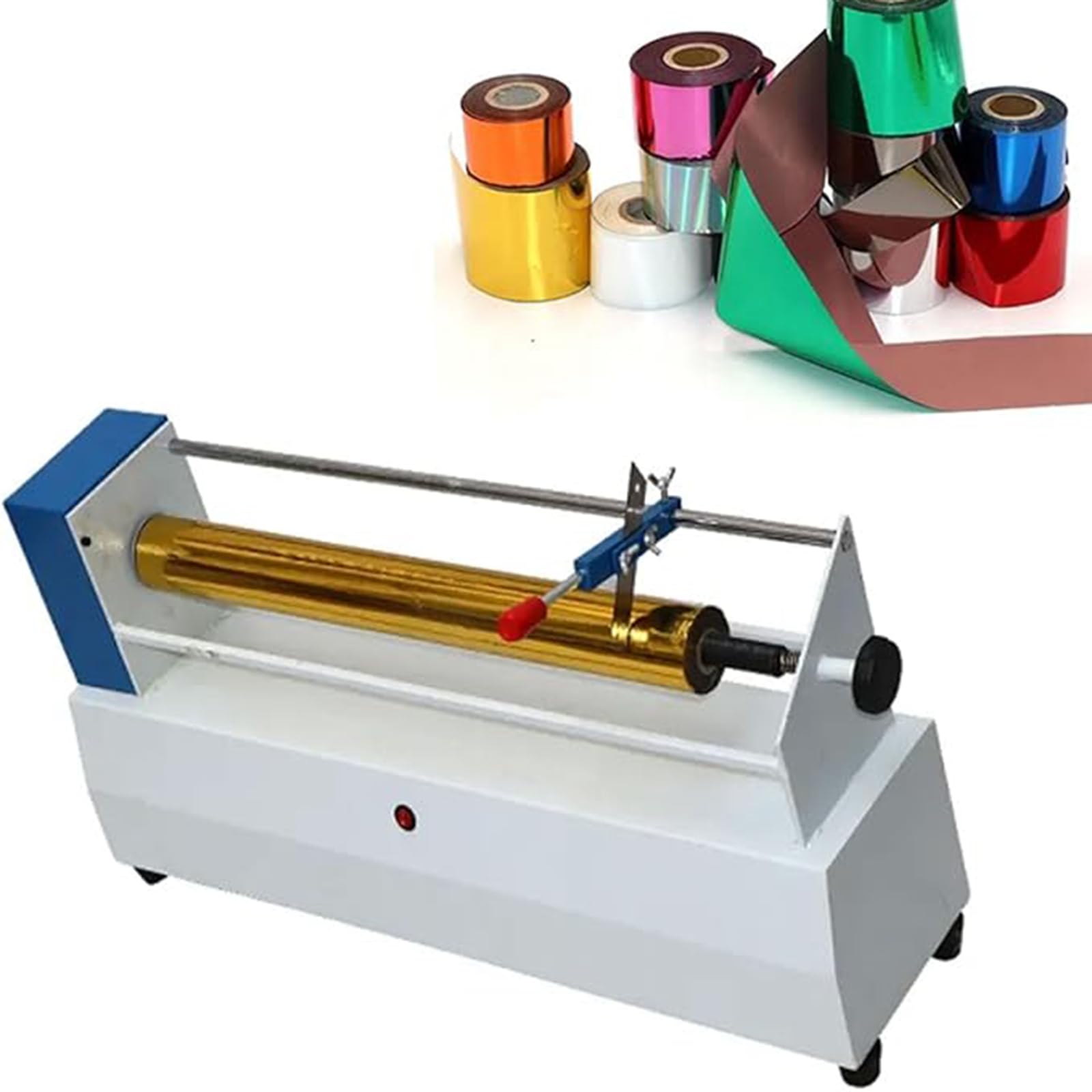 MYUYEE Electric Hot Stamping Foil Paper Slitter, ≤70cm Cutting Width, PU Vinyl Cutter for Printing, Packaging, Leather, Office