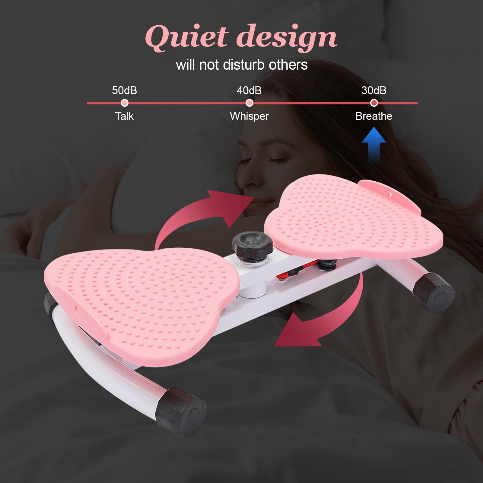 Disco De TorsióN De Cintura,Disco De Giro Para Cintura Moldeador Con Masaje En La Planta Del Pie,Waist Whisper Para Cintura Adecuado Para Mujeres Que Desean PéRdida De Peso,Cardio Y Modelado Corporal