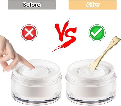 Sibba Face Spatula Lip Mask Applicator 3 PCS Skincare Makeup Spoons Small Facial Make Up Scoop Tool Mini Spoon Multi Skin Care Lotion Cream Stick Tiny Scoop Cosmetic Foundation Cosmetics Beauty