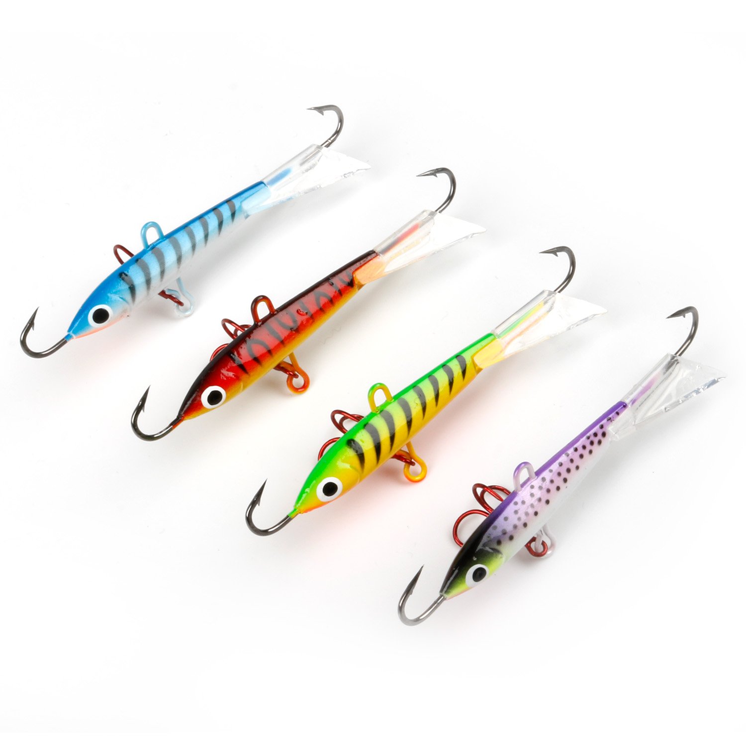 Amazon.com : Sougayilang Ice Fishing Lures with 3 Sharp Hooks Winter Lifelike Fishing Baits Ice Jigging Lures Kit for Bass Walleye (4 Pcs,4 Colors) : Sports & Outdoors Amazon.com : Sougayilang Ice Fishing Lures with 3 Sharp Hooks Winter Lifelike Fishing Baits Ice Jigging Lures Kit for Bass Walleye (4 Pcs,4 Colors) : Sports & Outdoors