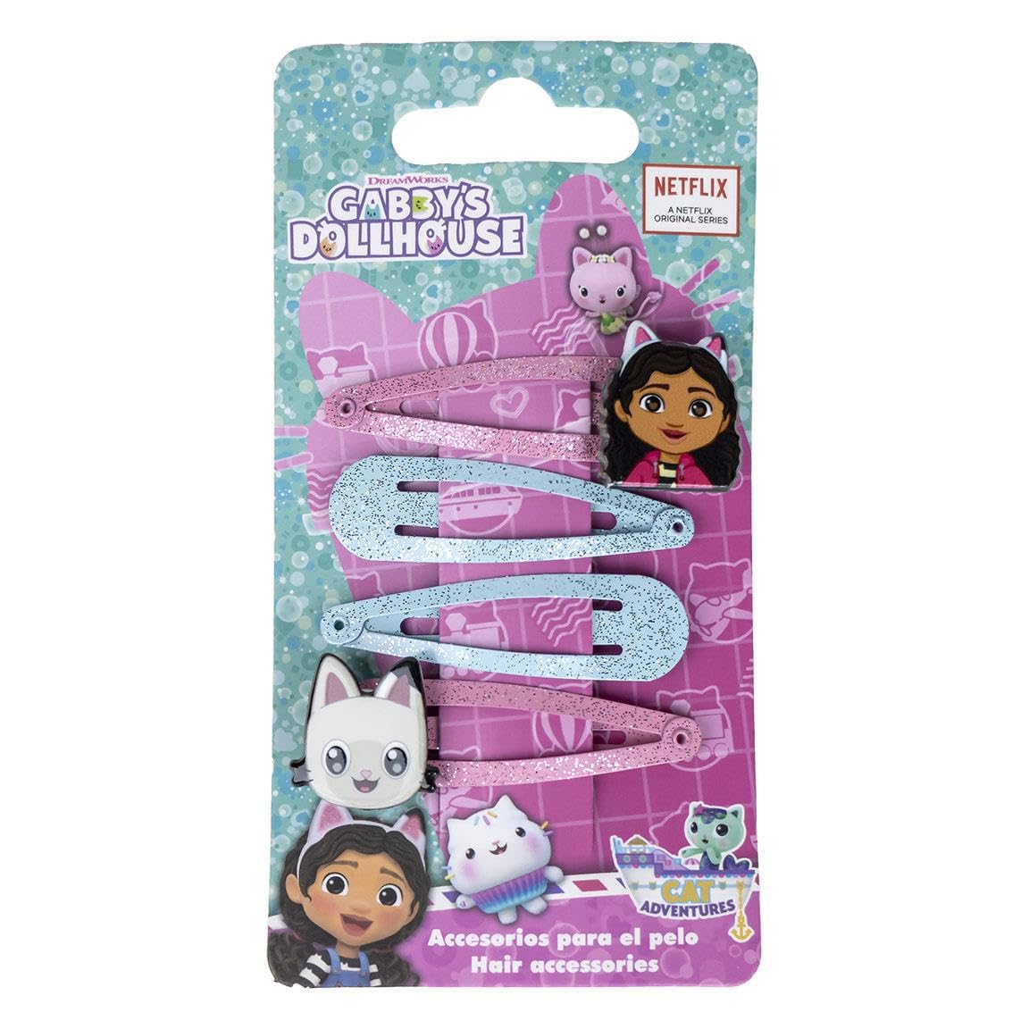 Gabby's Dollhouse Hair Accessories Hair Pins 4 Pc
