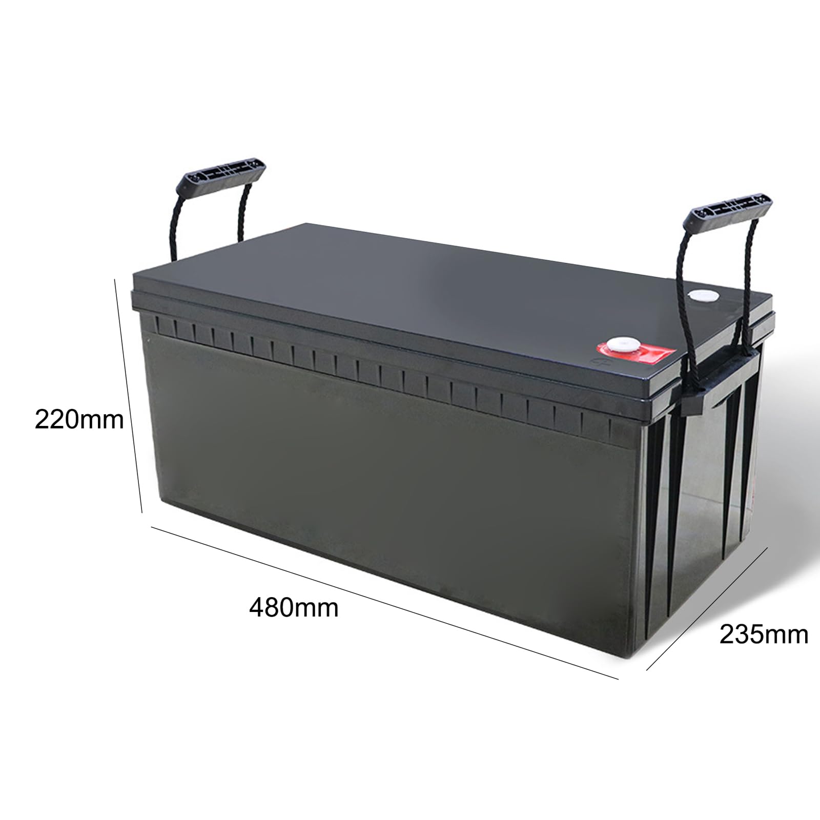 Batteria al Litio LiFePO4 12V 100Ah 200Ah 300Ah Integrata 100A 200A BMS Alta Potenza 4000+ cicli Durata di 10 Anni per Camper Fuori Rete Batteria di Backup Solare da 12,8 V