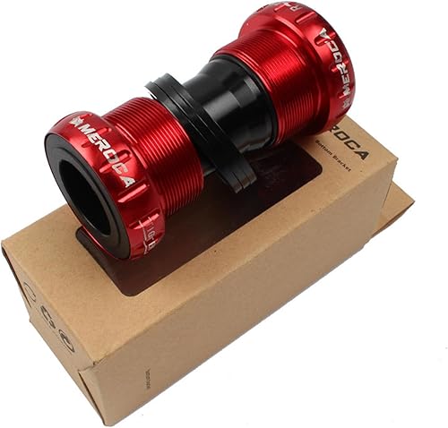 Soporte inferior de bicicleta roscado, negrorojoazulpúrpuraverdeorodeslumbrante BB91 682.874 in MTB integral de acero sellado inferior de rodamiento